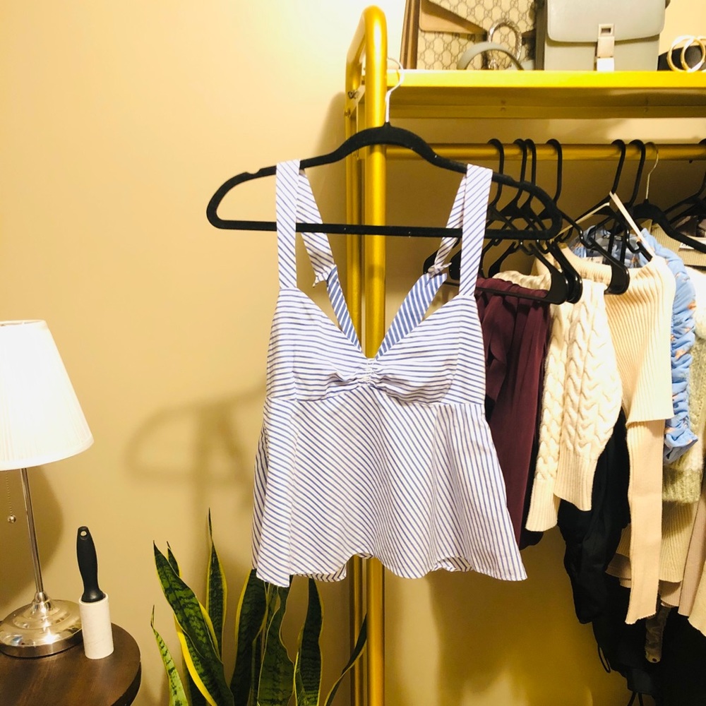 Zara poplin sleeveless top Size Small